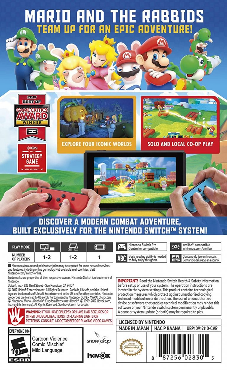 Lojë Nintendo Mario + Rabbids Kingdom Battle thumbnail 5