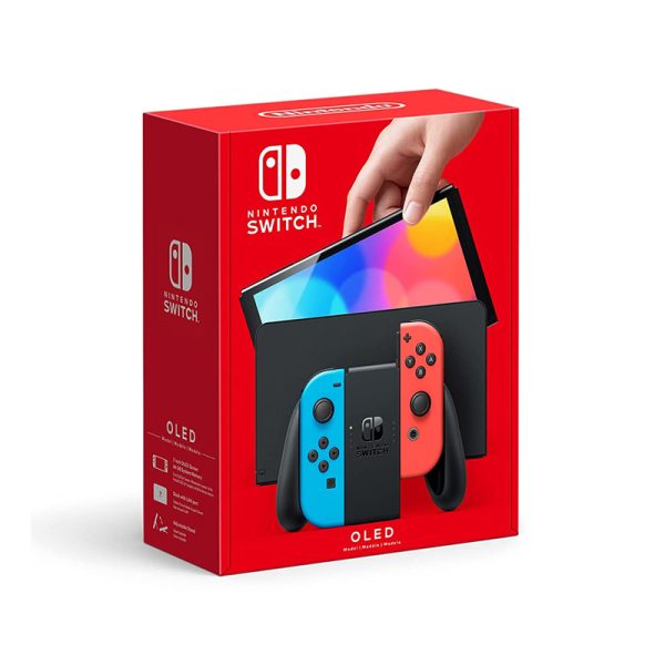 Konzolë Nintendo Switch OLED, e kuqe/e kaltër +LOJRA FRUT FALL CRUSH + JAMES POND ROBOCOD Redem CODE