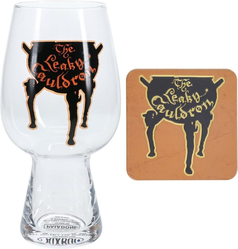 Harry Potter Leaky Cauldron Glass and Coaster Set