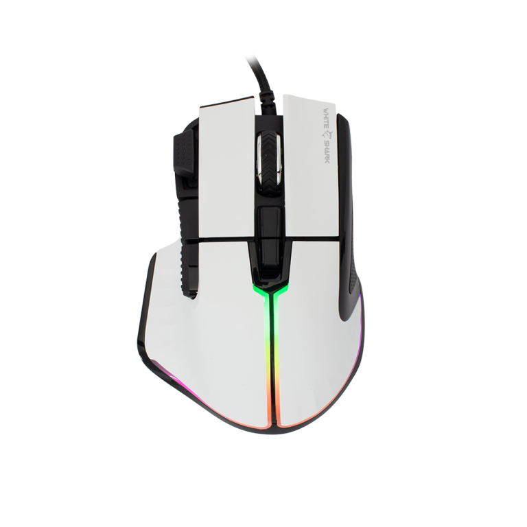 Maus lojërash White Shark Marrok RGB