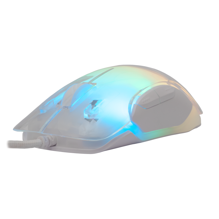 Maus lojërash White Shark GM-5017 Mordred White thumbnail 4