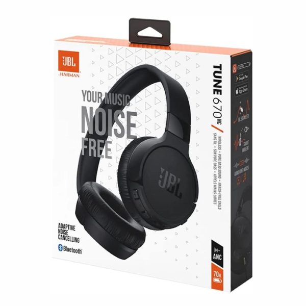 Kufje  JBL Tune 670 NC Black