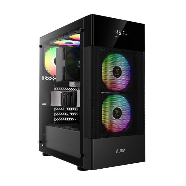 Kase AURA GC5 KASTE MID-TOWER MESH RGB DIGJITALE