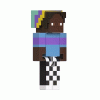 Toys: Mattel Minecraft: Creator Series - Checkered Slacks (8cm)