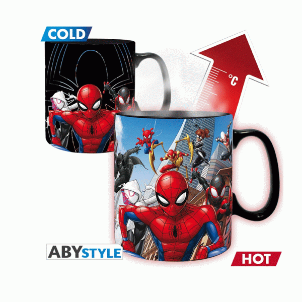 Gote MARVEL Heat Change Mug Multiverse Spiderman