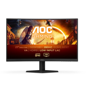 Monitor Gaming AOC 27″ AOC 27G4ZXE 280Hz Curved BLACK