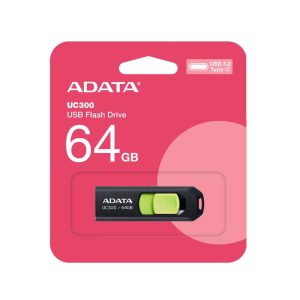 USB Flash  A-DATA 64GB UC300 RBK/GN
