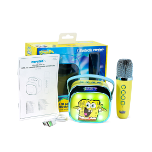 Toys: SpongeBob LED Karaoke Speaker and Microphone