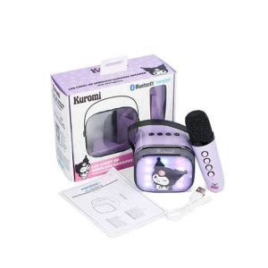 Toys: Hello Kitty Kuromi LED Karaoke Speaker and Microphone