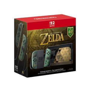NINTENDO SWITCH 2 CONSOLE LEGEND OF ZELDA 40TH ANNIVERSARY EDITION G/R